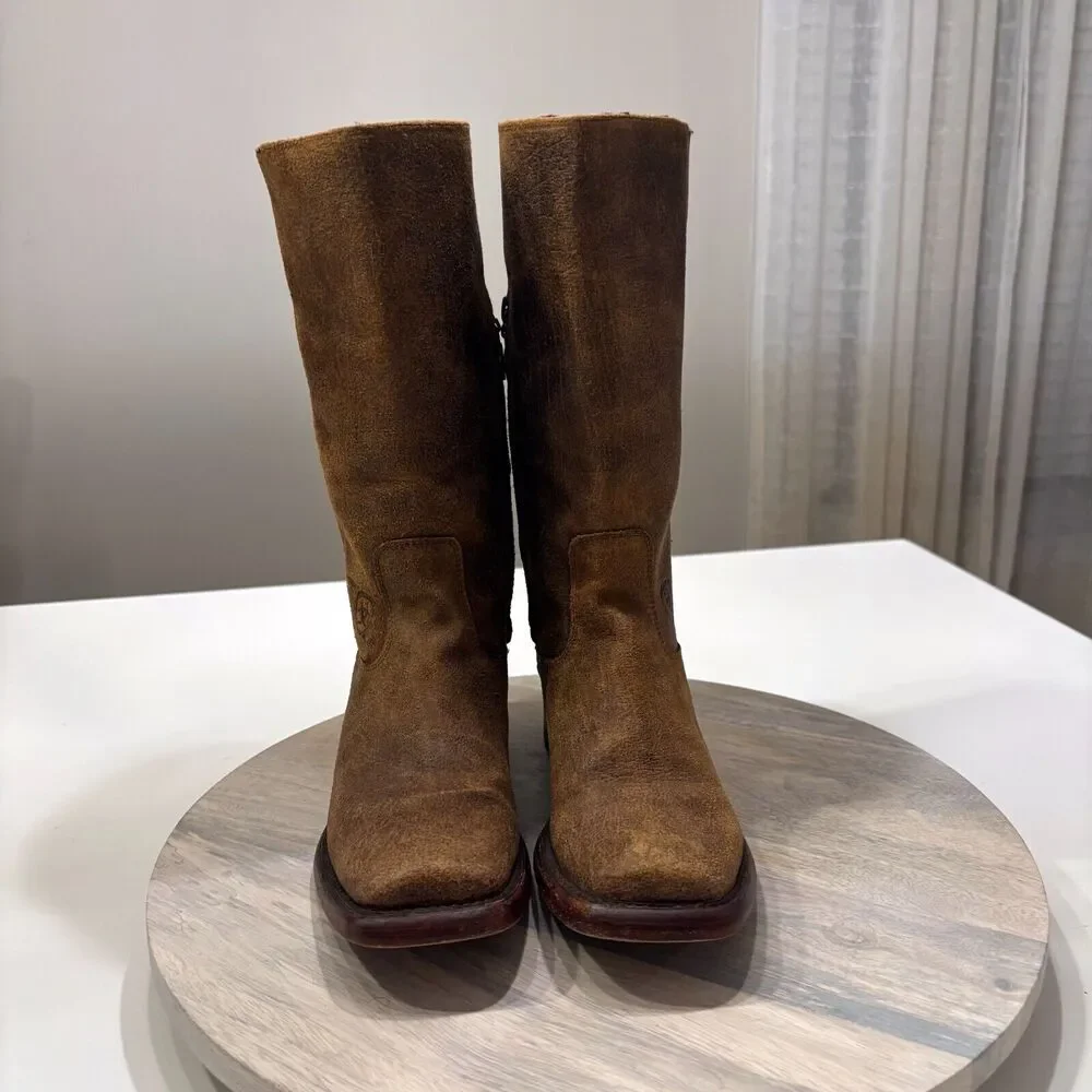 Ariat Brown Heeled Boots - Picture 6 of 13